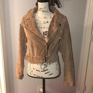 NWOT BLANKNYC Suede Moto Jacket